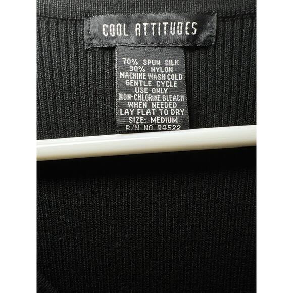 Cool Attitudes Ribbed Knit Top Size Medium - Picture 5 of 5